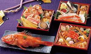 北の漁師膳 三段重＋きんき姿煮 26品（3~4人前）